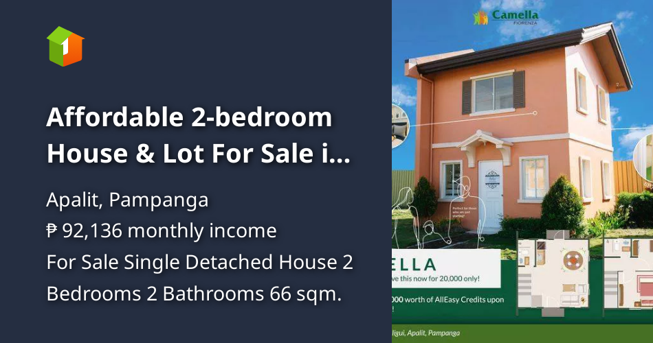 Affordable 2bedroom House & Lot For Sale in Apalit Pampanga [House and Lot 🏘️] (January 2023