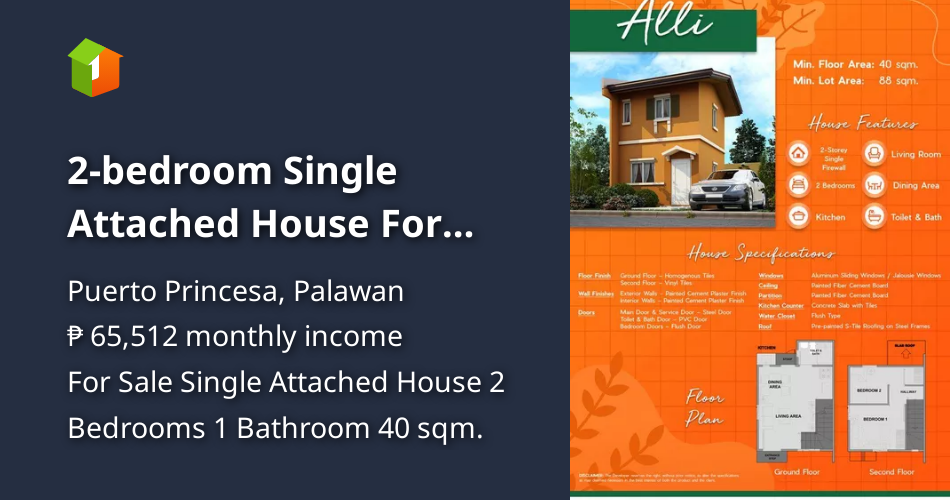 2bedroom Single Attached House For Sale in Puerto Princesa Palawan