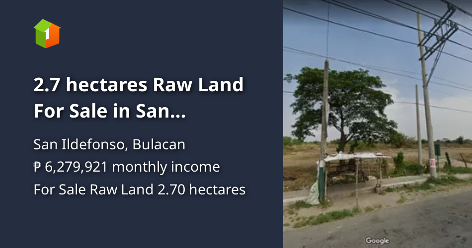 2.7 hectares Raw Land For Sale in San Ildefonso Bulacan [Lot 🚜