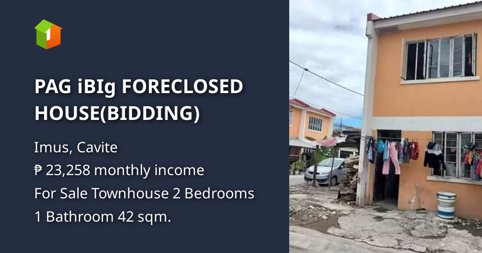PAG iBIg FORECLOSED HOUSE(BIDDING) [House and Lot 🏘️] (March 2022) in