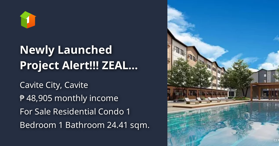 Newly Launched Project Alert!!! ZEAL RESIDENCES (SMDC) . [Condo 🏙️