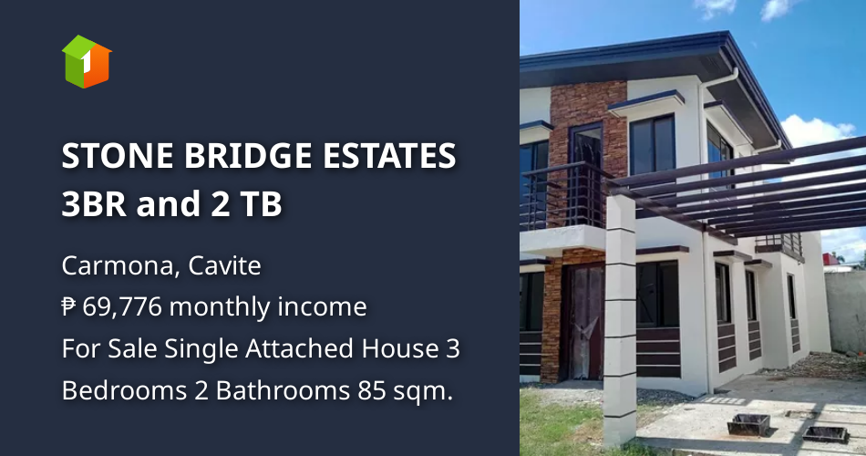 STONE BRIDGE ESTATES 3BR and 2 TB [House and Lot 🏘️] (May 2021) in