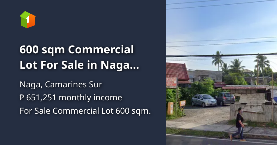 600 sqm Commercial Lot For Sale in Naga Camarines Sur [Lot 🚜] (November