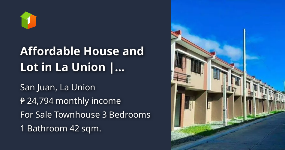 Affordable House and Lot in La Union Lumina San Juan [House and Lot 🏘