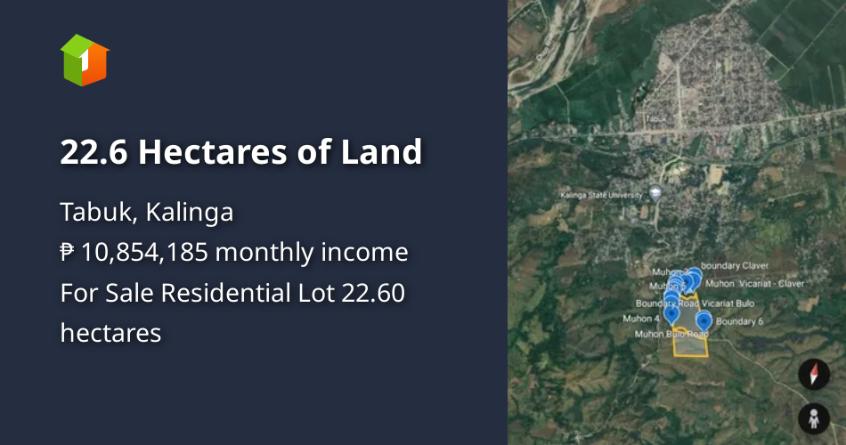 22.6 Hectares of Land [Lot 🚜] (June 2024) in Tabuk, Kalinga for sale