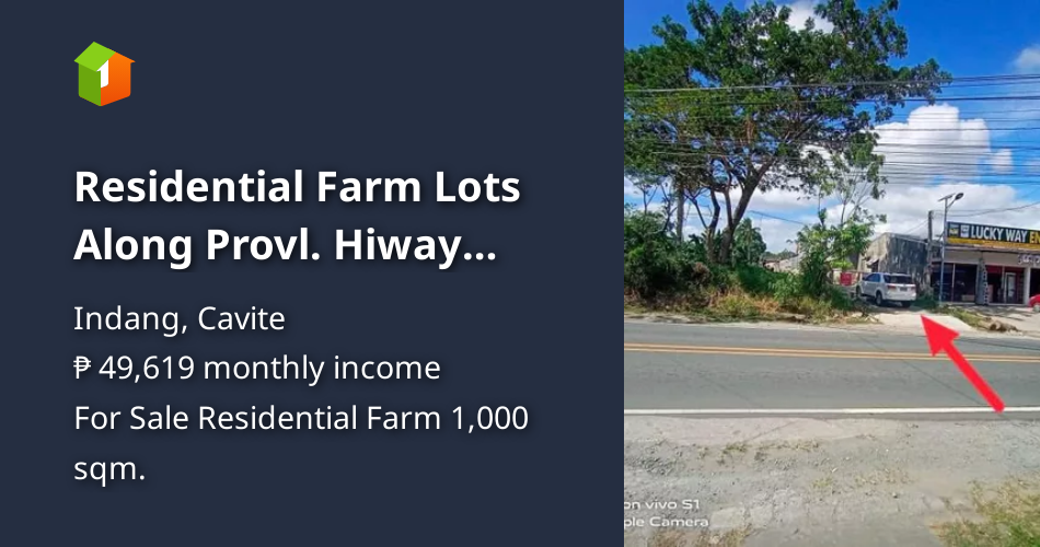 Residential Farm Lots Along Provl. Hiway Indang [Lot 🚜] (December 2021