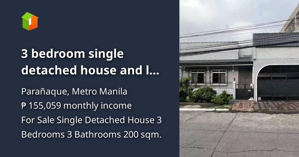 3 bedroom single detached house and lot for sale Sun Valley Paranaque [House and Lot 🏘️] (July