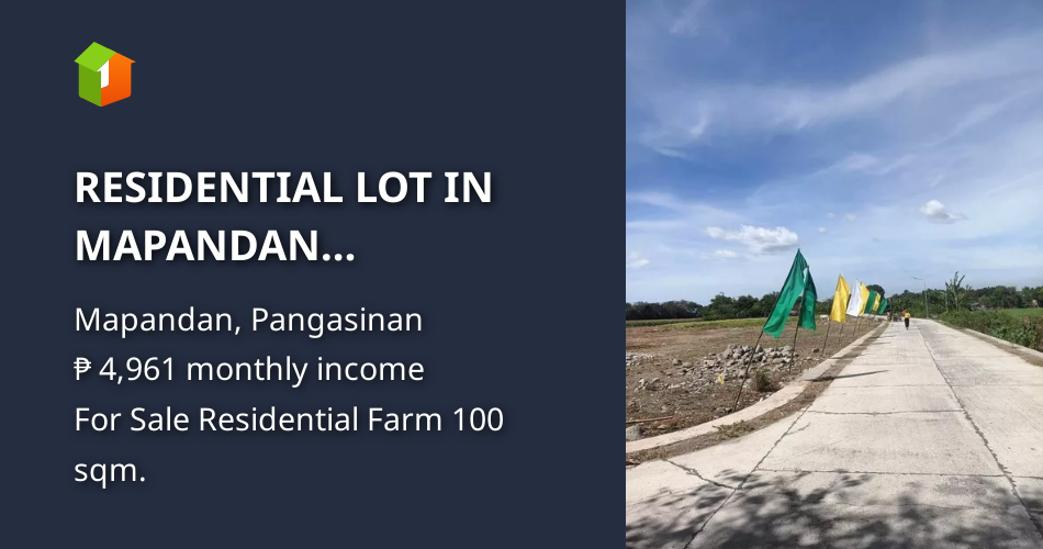RESIDENTIAL LOT IN MAPANDAN PANGASINAN [Lot 🚜] (July 2024) in Mapandan
