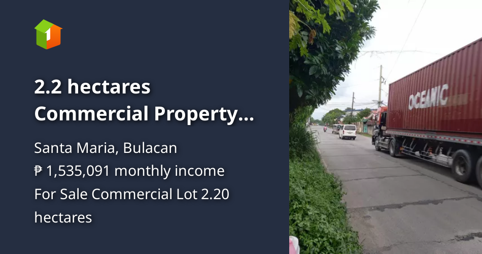 2.2 hectares Commercial Property For Sale Santa Maria Bulacan [Lot 🚜] (October 2023) in Santa