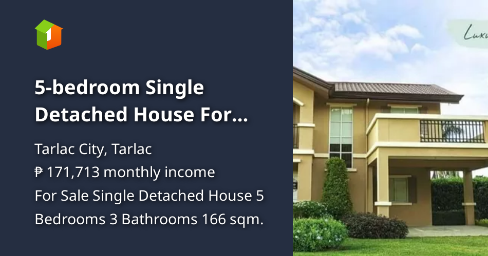 5bedroom Single Detached House For Sale in Tarlac City Tarlac [House