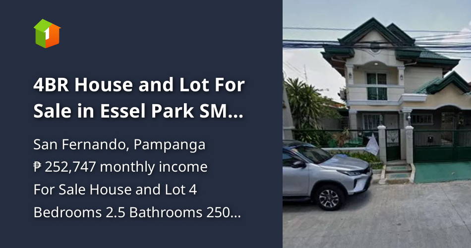4BR House and Lot For Sale in Essel Park SM Telabastagan Pampanga