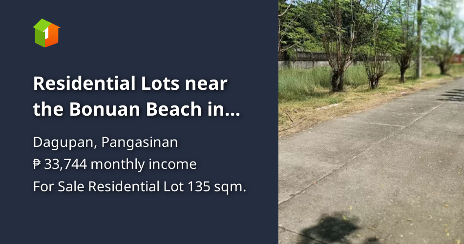Residential Lots near the Bonuan Beach in Dagupan City [Lot 🚜] (March