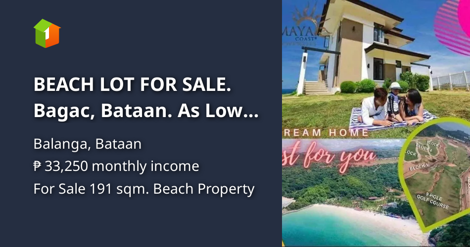 Beach Lot Property, Residential & CommercialBy Marc P. PRC No 19647