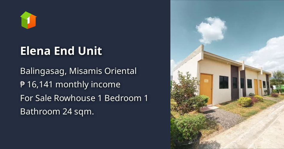 Elena End Unit [House and Lot 🏘️] (November 2021) in Balingasag