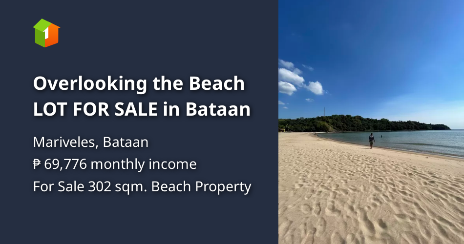 Overlooking the Beach LOT FOR SALE in Bataan [Beach Property 🏖️
