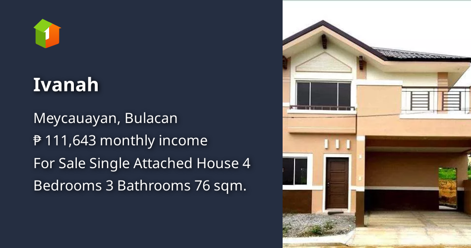 Ivanah [House and Lot 🏘️] (March 2021) in Meycauayan, Bulacan for sale