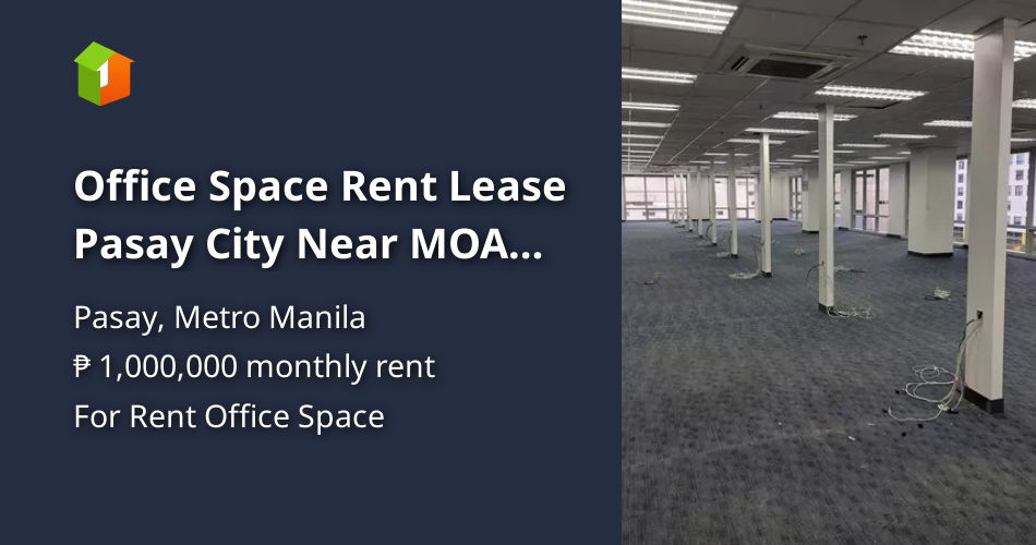 Office Space Rent Lease Pasay City Near MOA 1000 sqm