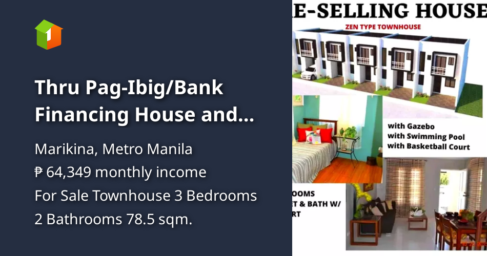 Thru PagIbig/Bank Financing House and Lot near Marikina City [House