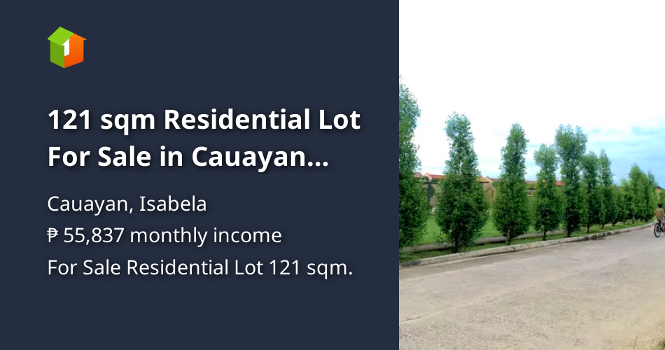 121 sqm Residential Lot For Sale in Cauayan Isabela [Lot 🚜] (October