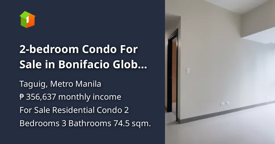 2bedroom Condo For Sale in Bonifacio Global City [Condo 🏙️] (July 2024
