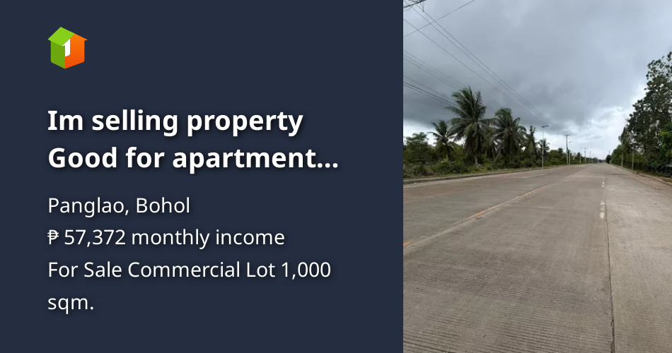 Im selling property Good for apartment ,villa, airbnb . Near in panglao ...