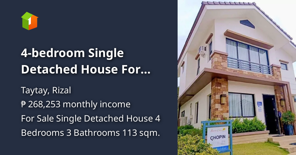 Taytay house and lot [House and Lot 🏘️] (July 2022) in Taytay, Rizal