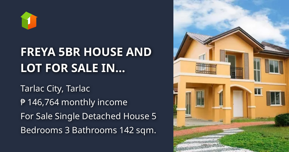 FREYA 5BR HOUSE AND LOT FOR SALE IN CAMELLA TARLAC [House and Lot 🏘️