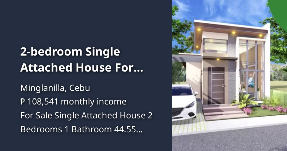 2-bedroom Single Attached House For Sale in Minglanilla Cebu [Houses ...