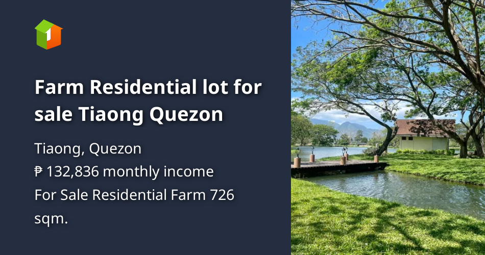 Farm Residential lot for sale Tiaong Quezon [Lot 🚜] (September 2024) in