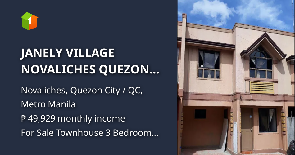 JANELY VILLAGE NOVALICHES QUEZON CITY [House and Lot 🏘️] (September