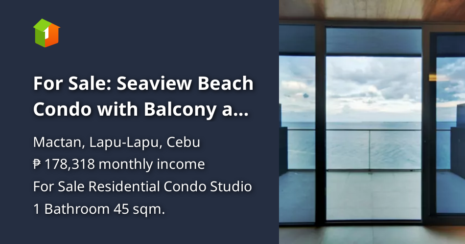 Fresh Look at For Sale Seaview Beach Condo With Balcony At High End