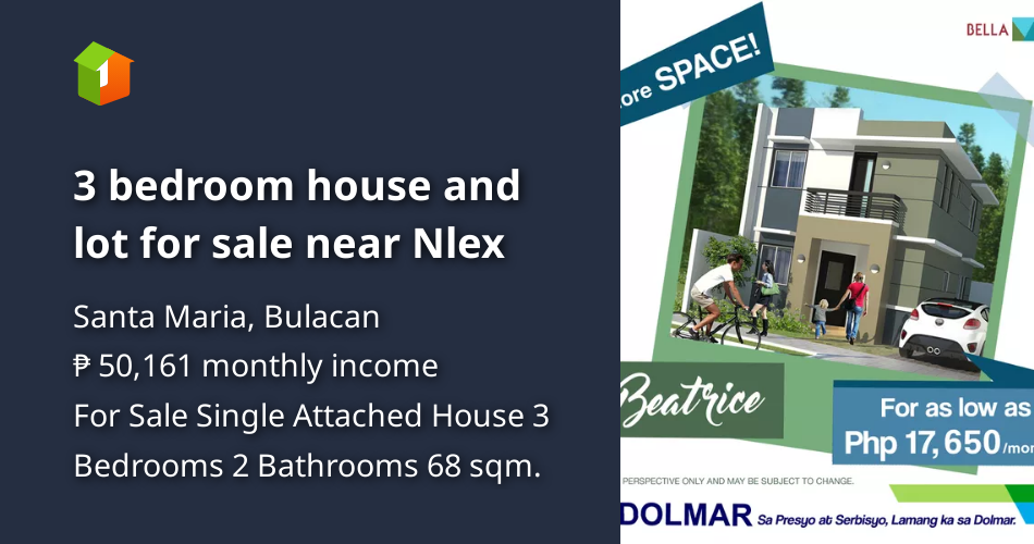 3 bedroom house and lot for sale near Nlex [House and Lot 🏘️] (November