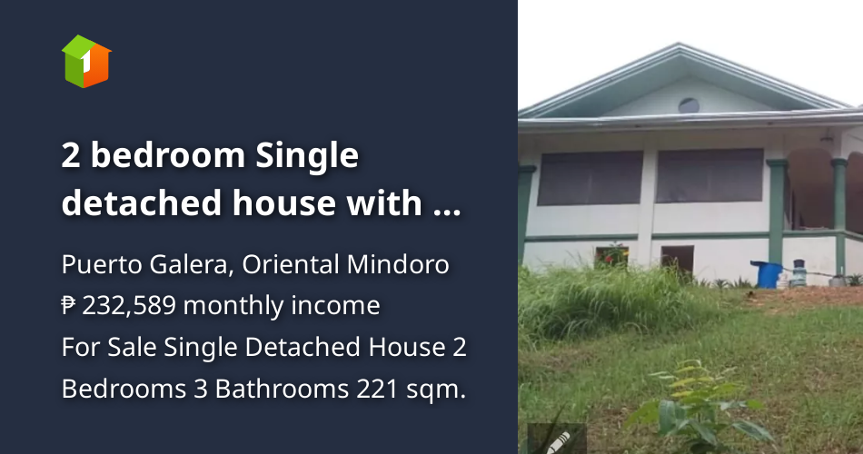 2 bedroom Single detached house with 1 floor [House and Lot 🏘️