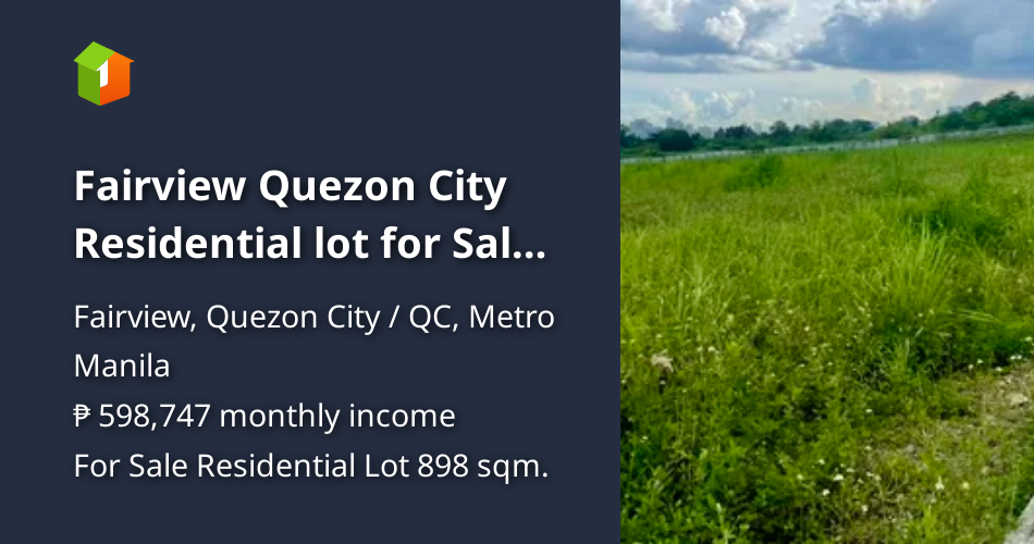 Fairview Quezon City Residential lot for Sale in Samaka Village [Lot 🚜