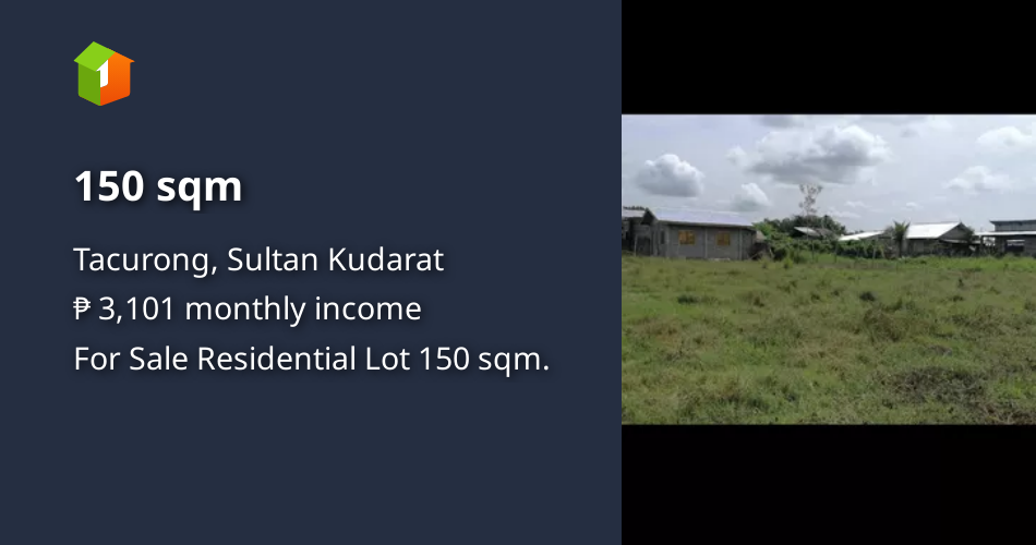 150 sqm [Lot 🚜] (September 2023) in Tacurong, Sultan Kudarat for sale