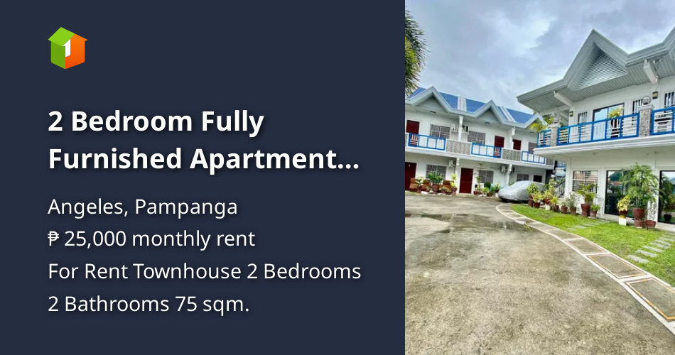 2 Bedroom Fully Furnished Apartment for rent in Malabanias! [House and