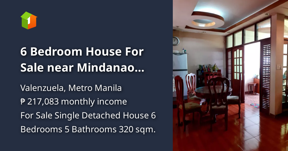 6 Bedroom House For Sale near Mindanao Ave., Quirino Hway Quezon City [House and Lot 🏘️] (April
