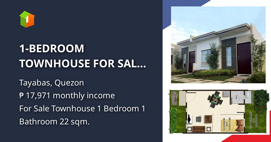 1BEDROOM TOWNHOUSE FOR SALE IN TAYABAS QUEZON [House and Lot 🏘️