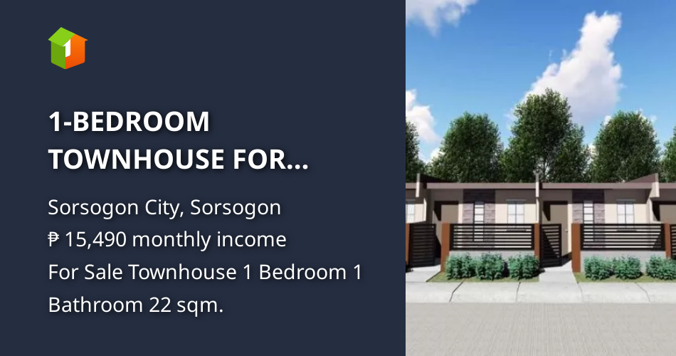 1BEDROOM TOWNHOUSE FOR SALEIN SORSOGON CITY SORSOGON [House and Lot 🏘️