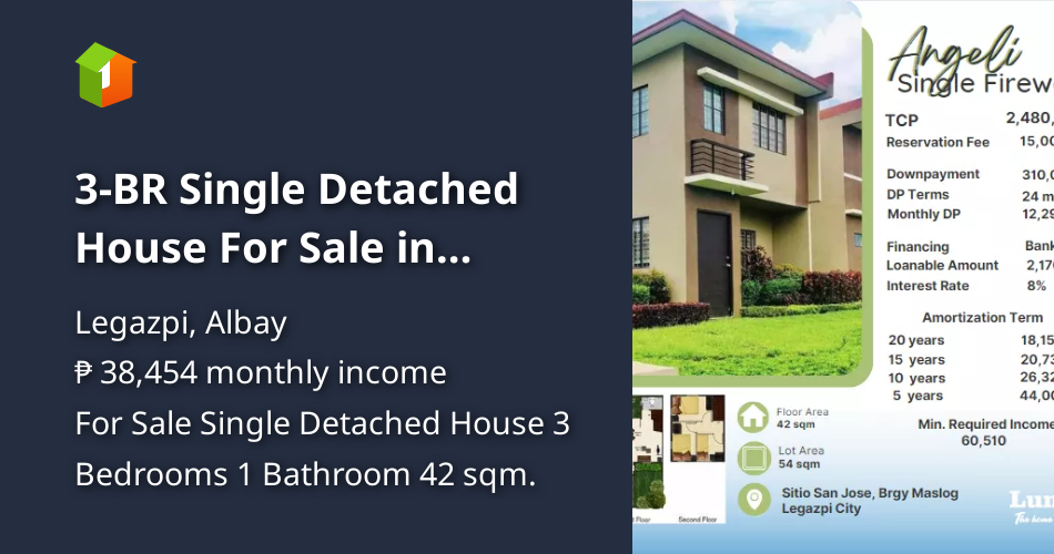 3BR Single Detached House For Sale in Legazpi Albay [House and Lot 🏘️