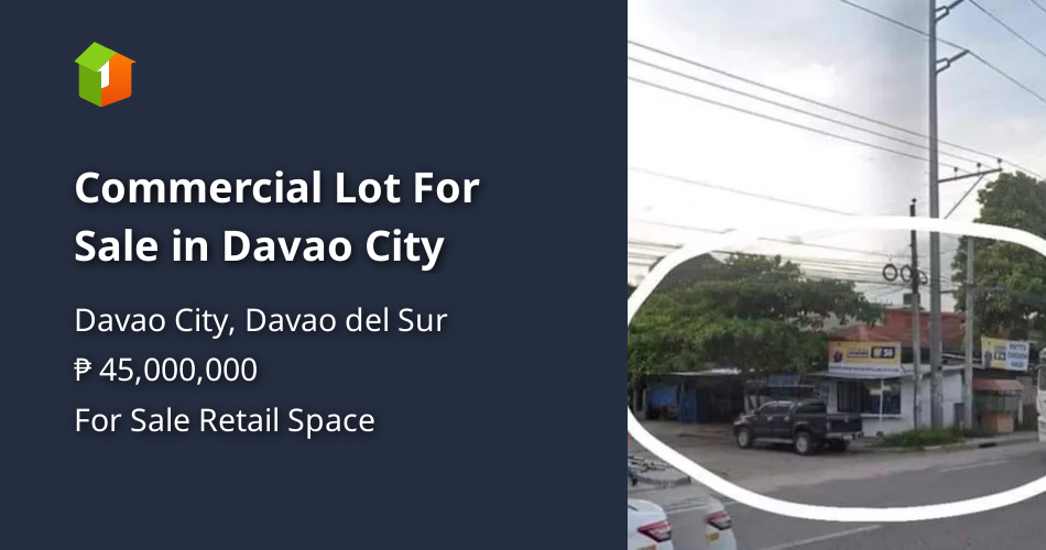 Commercial Lot For Sale in Davao City Property 🏭