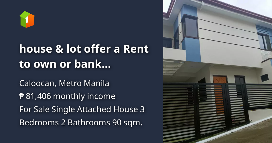 House & lot offer a Rent to own or bank financing. [Houses and Lots 🏘️ ...