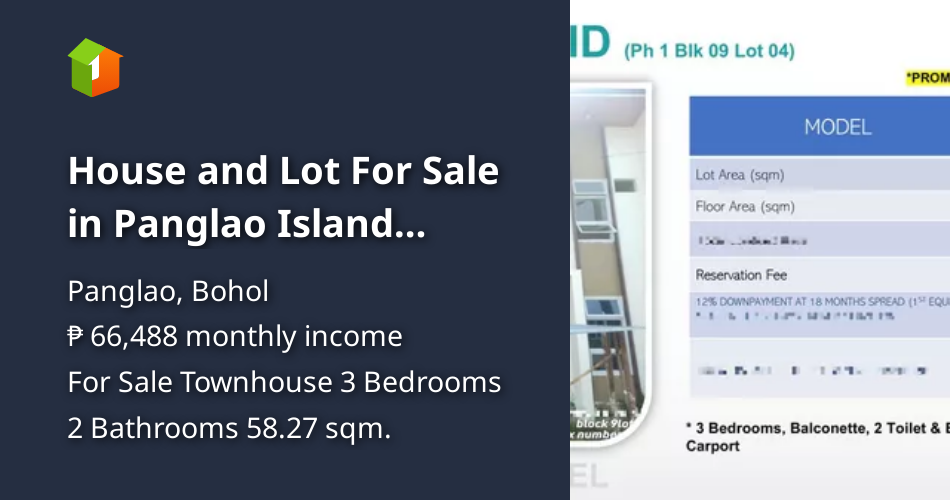 House and Lot For Sale in Panglao Island Velmiro Greens Bohol [Houses