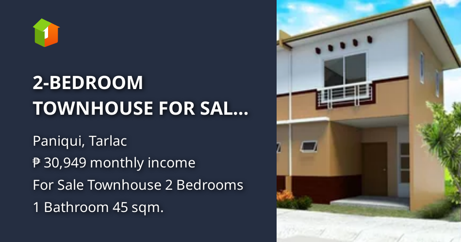 2BEDROOM TOWNHOUSE FOR SALE IN PANIQUI TARLAC [House and Lot 🏘️