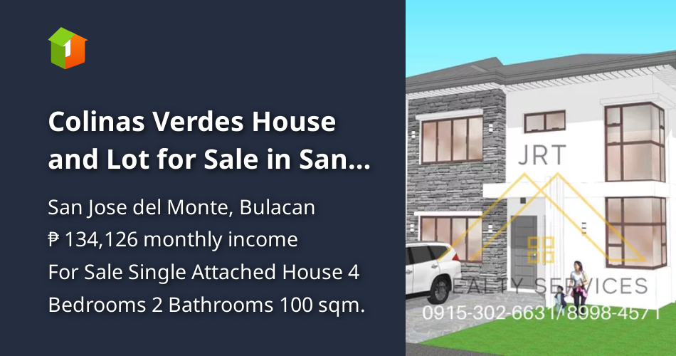 Colinas Verdes House and Lot for Sale in San Jose del Monte Bulacan