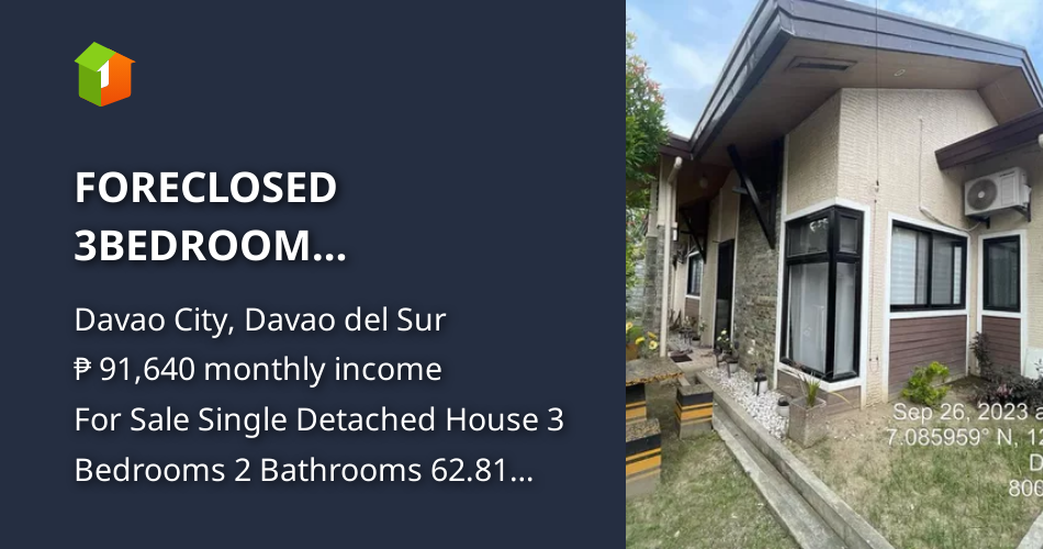 FORECLOSED 3BEDROOM HOUSE&LOT FOR SALE TWIN PALMS!! [House and Lot 🏘️