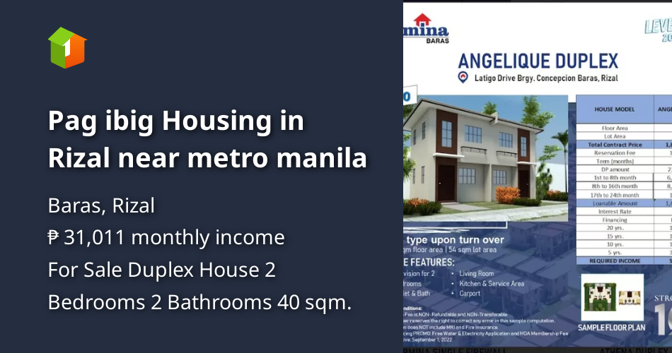 Pag ibig Housing in Rizal near metro manila [House and Lot 🏘️