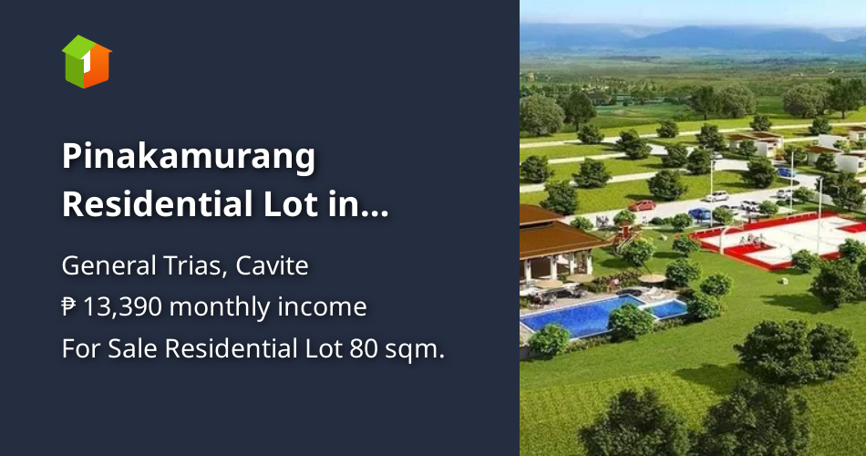 Pinakamurang Residential Lot in General Trias Cavite [Lot 🚜] (November