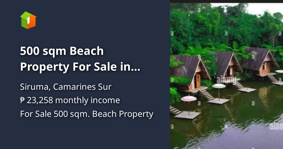 500 sqm Beach Property For Sale in Siruma Camarines Sur [Beach