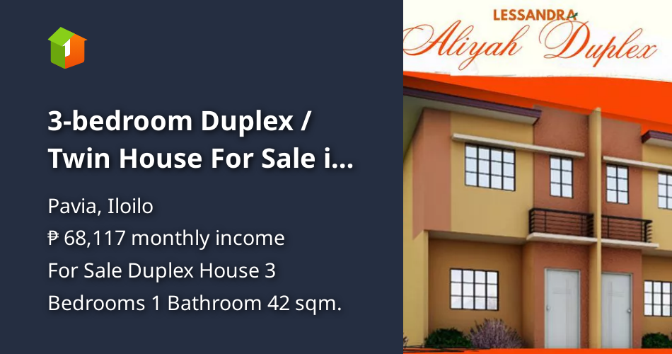 3bedroom Duplex / Twin House For Sale in Pavia Iloilo [House and Lot 🏘